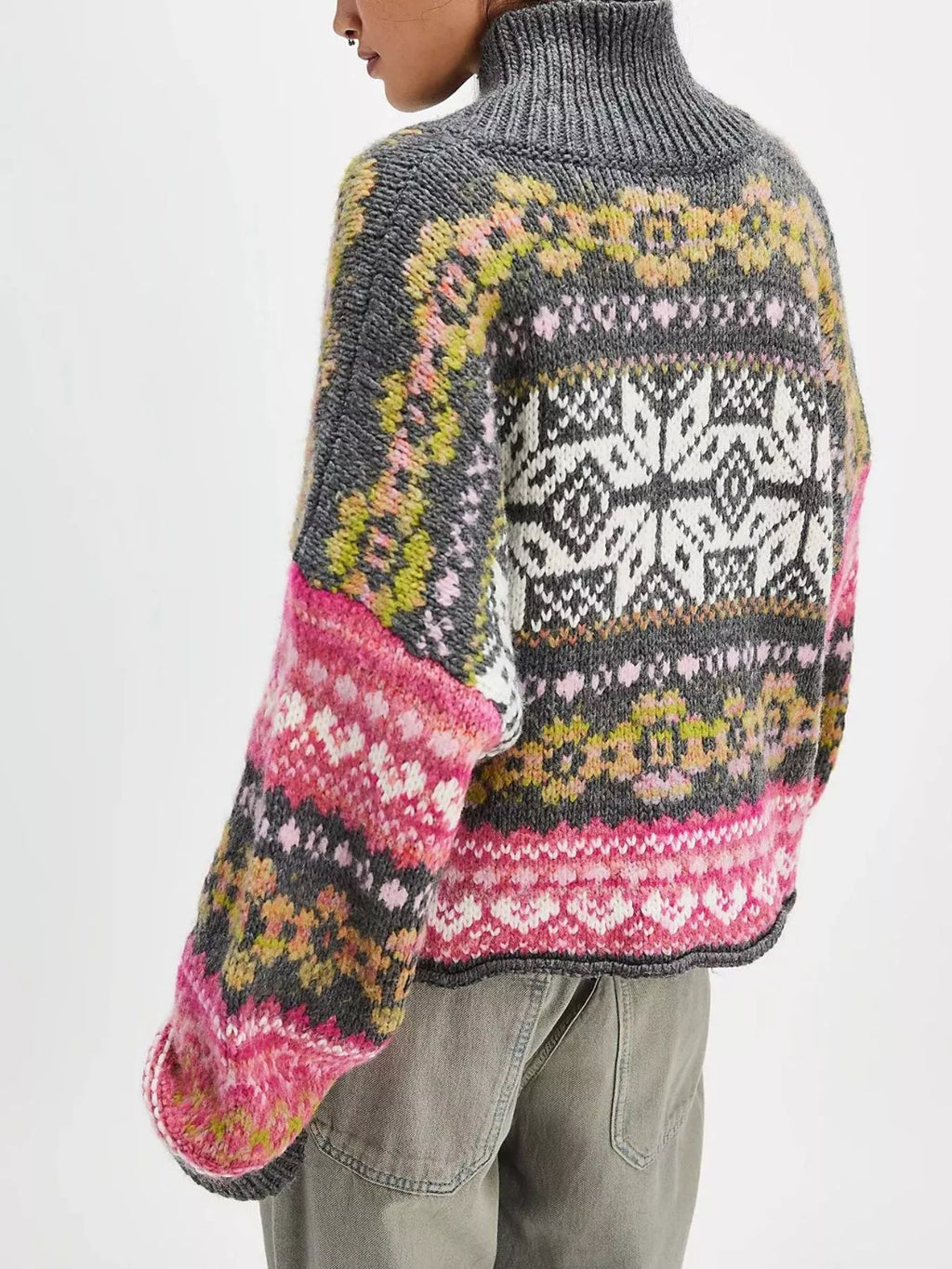 Vintage Button Up Knit Cardigan
