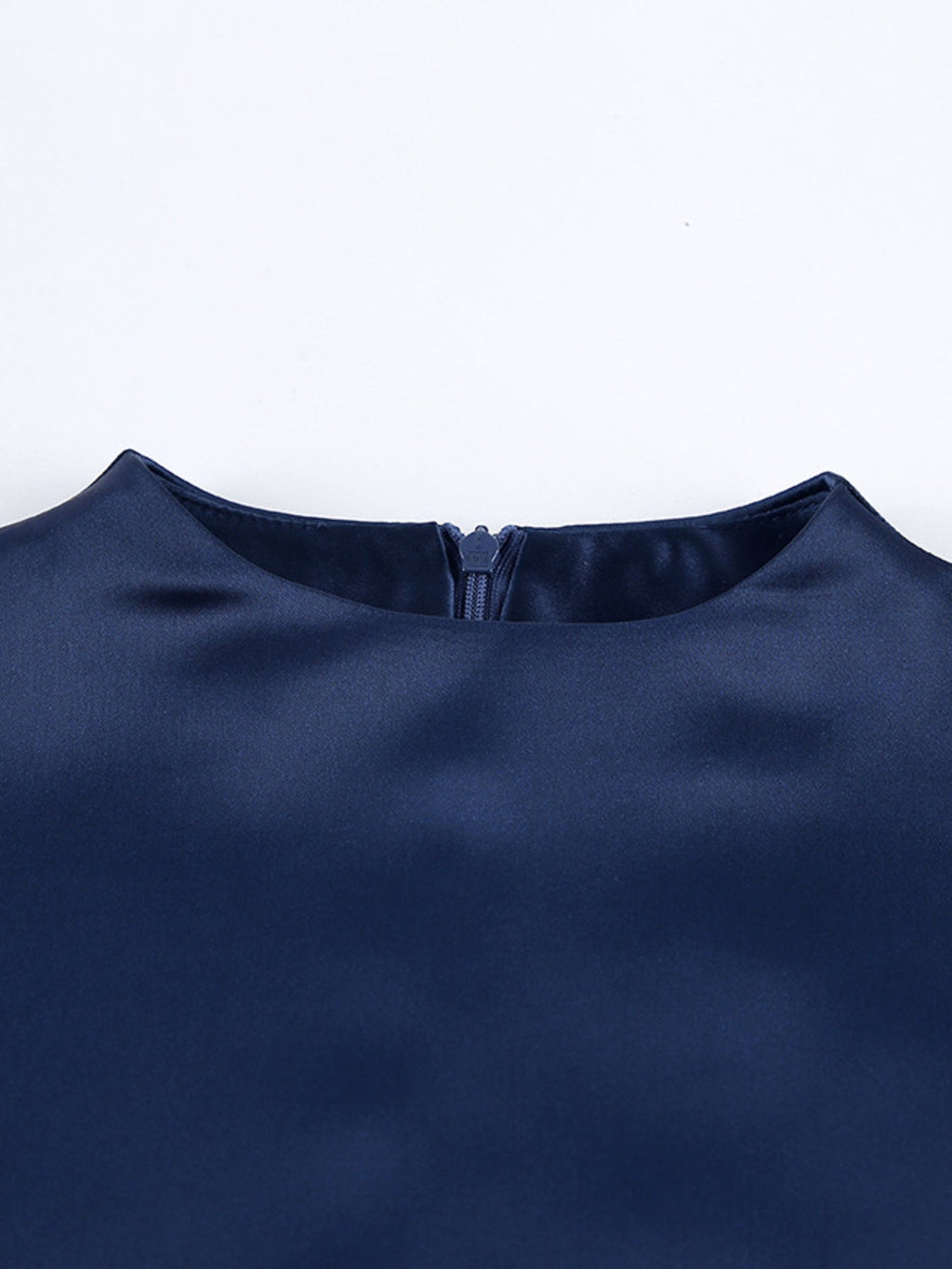 Mock Neck Cape Sleeve Mini Dress