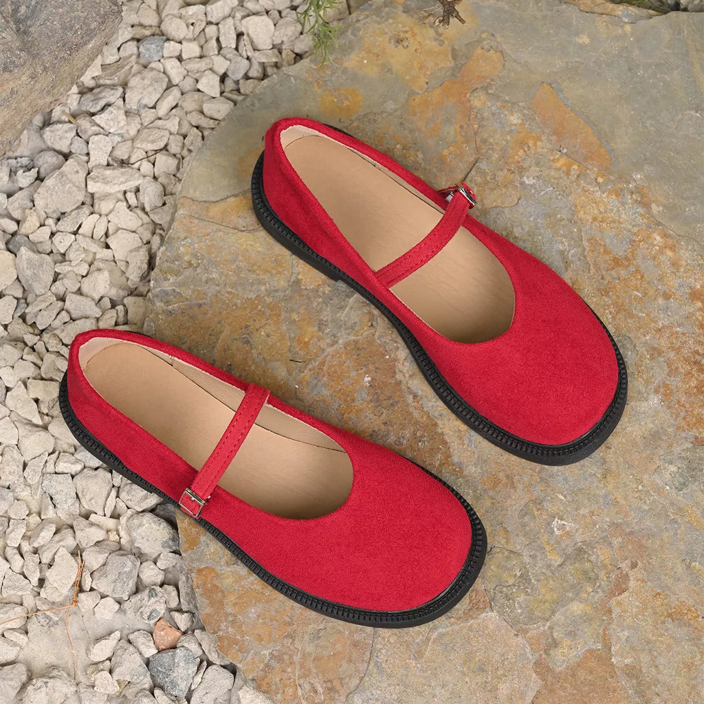 Round Toe Slip-Ons