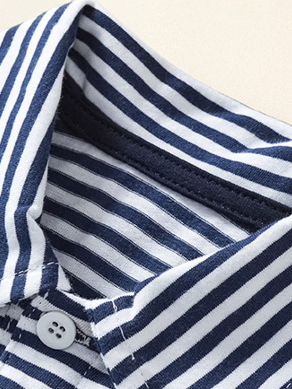 Children's Striped Polo Shirt & Printed Shorts Set