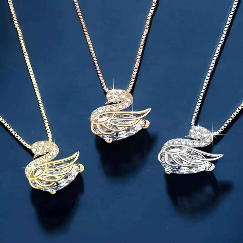 925 Sterling Silver Zircon Pendant Necklace