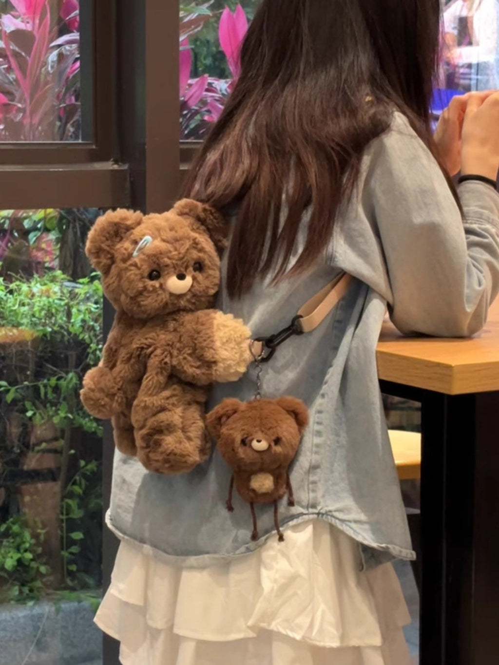 Plush Teddy Bear Backpack Bag