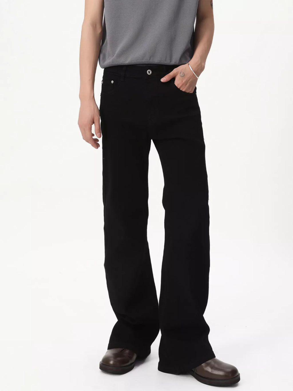 Men's Loose Fit Bootcut Jeans