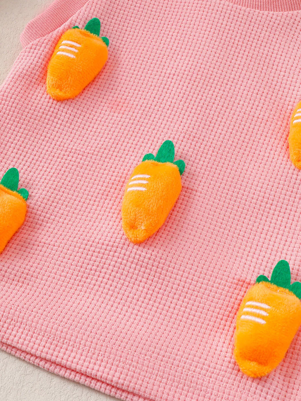 Children's Carrot Sleeveless Top & Shorts Set