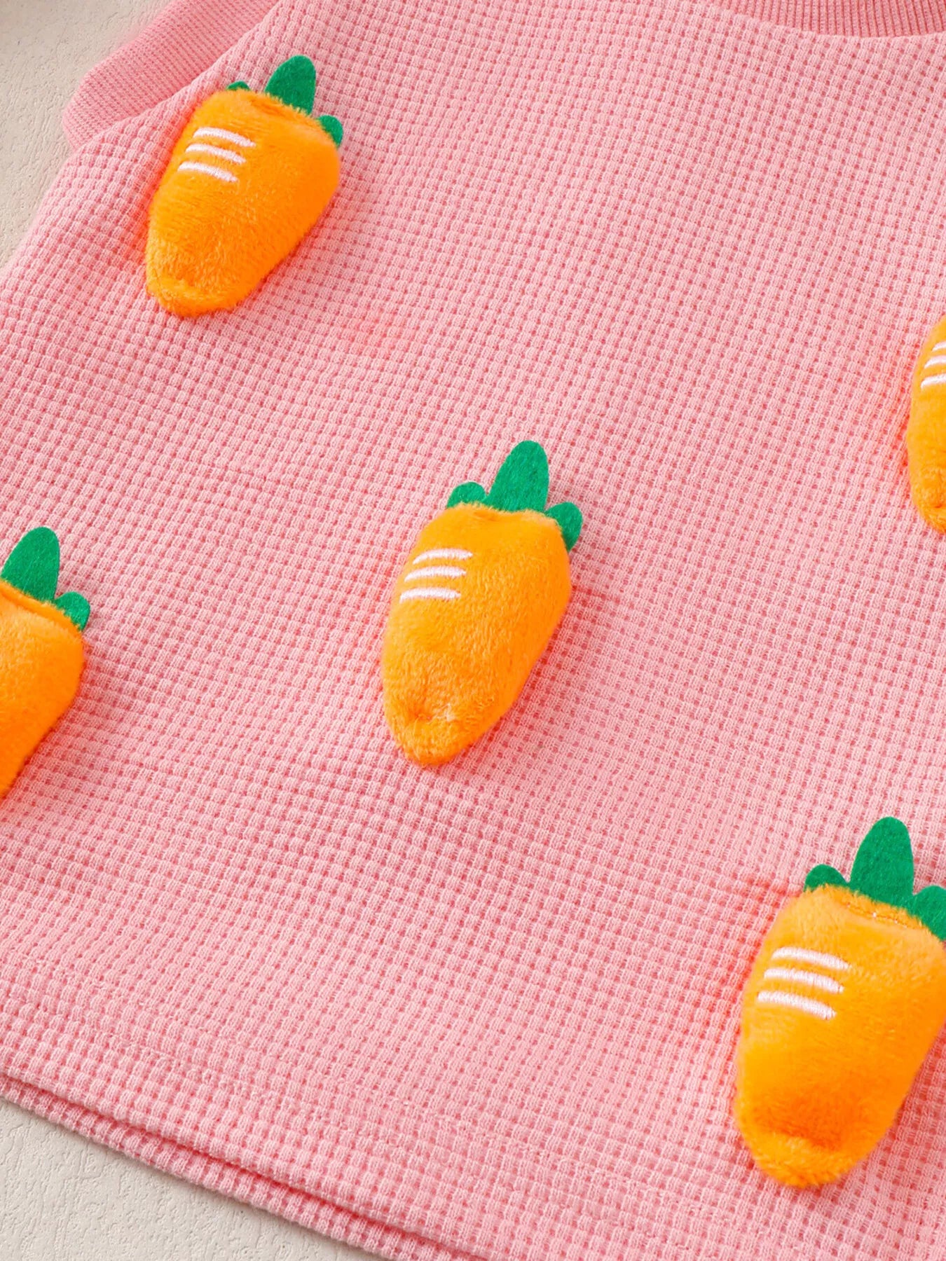 Children's Carrot Sleeveless Top & Shorts Set