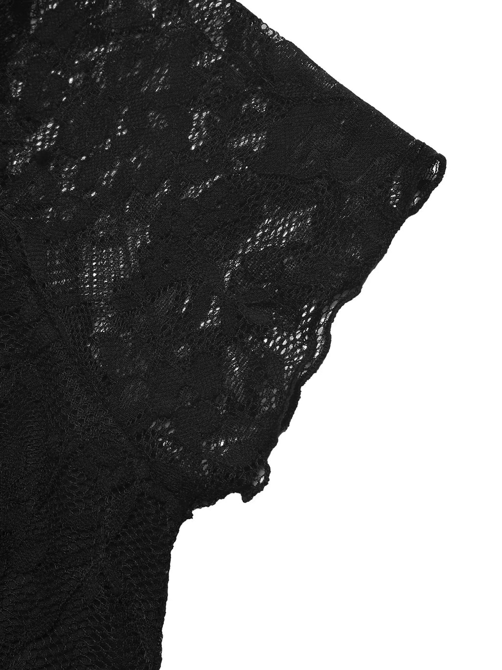 Lace Bowknot Slim Fit Top