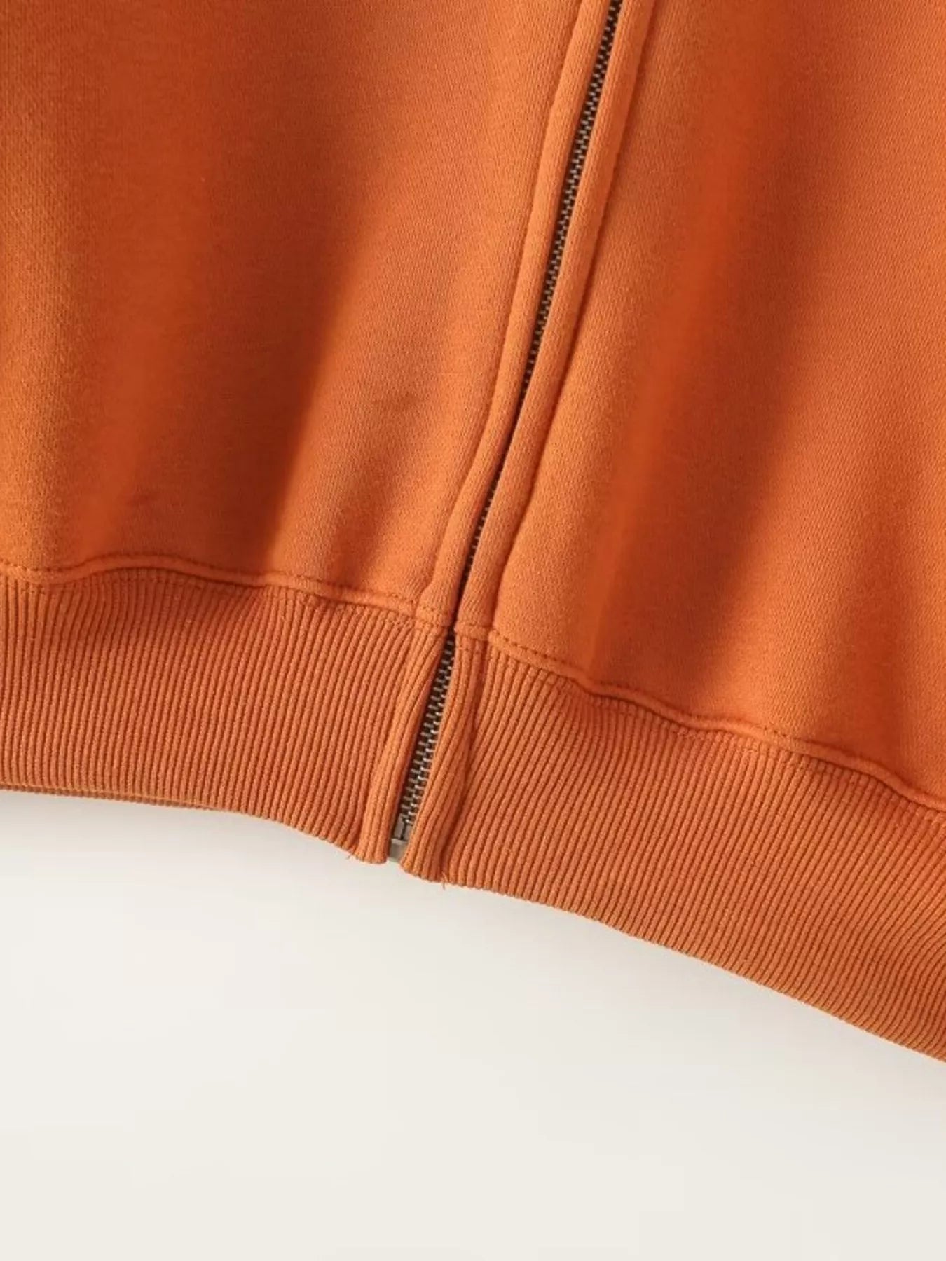 Zip Up Top and Drawstring Pants Two-Piece Set
