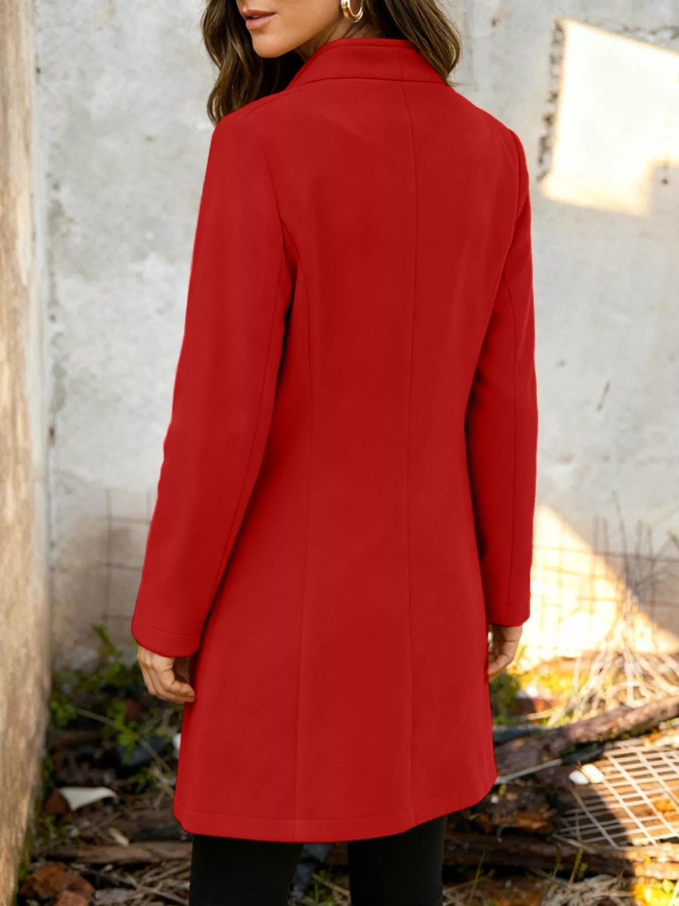 Button-Down Longline Outerwear