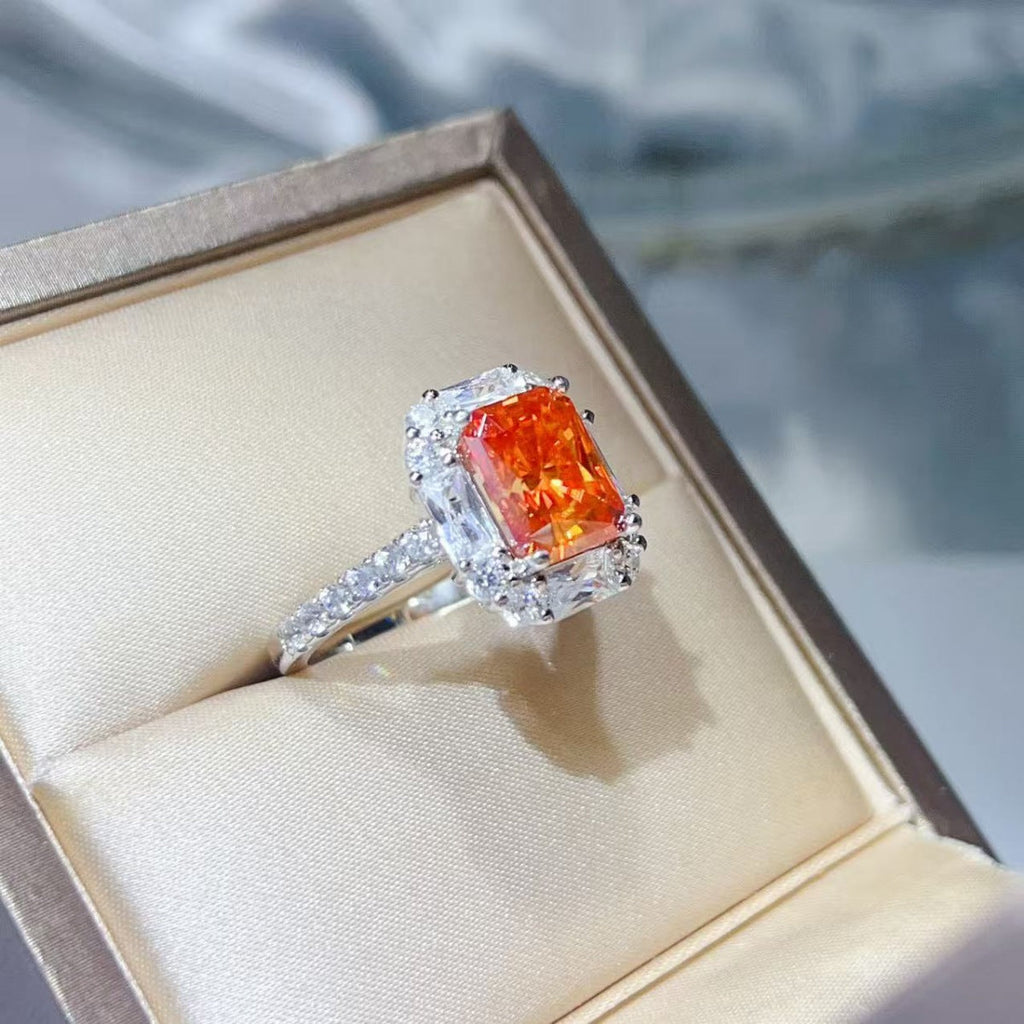 3 Carat Moissanite 925 Sterling Silver Ring