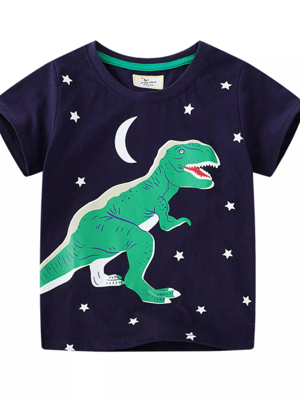 Children's Dinosaur Crew Neck Short Sleeve T-Shirt