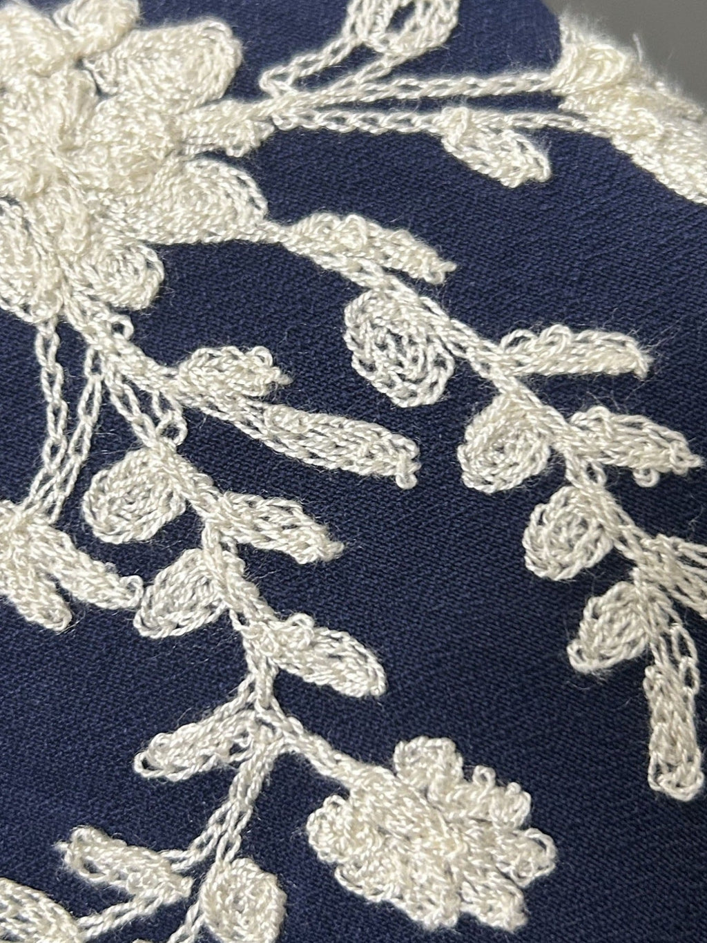 Floral Embroidered Button Down Shirt