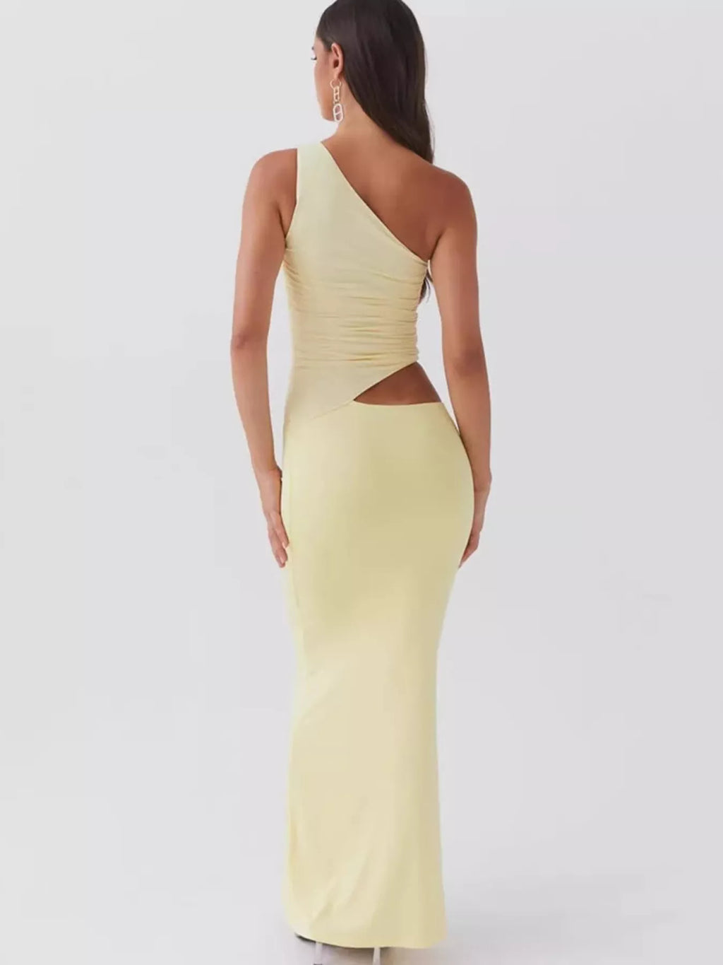 Full Size One-Shoulder Top and Maxi Skirt Set Plus Size