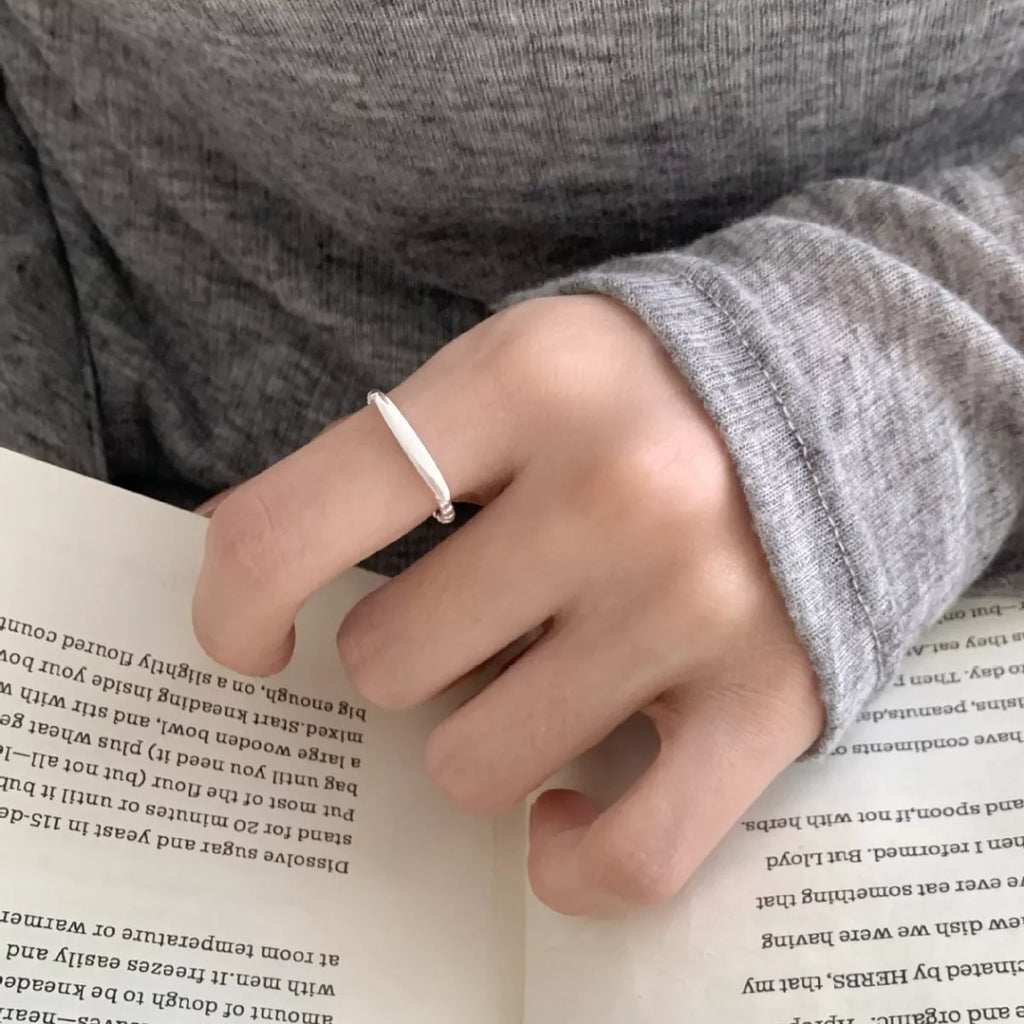 925 Sterling Silver Geometric Ring