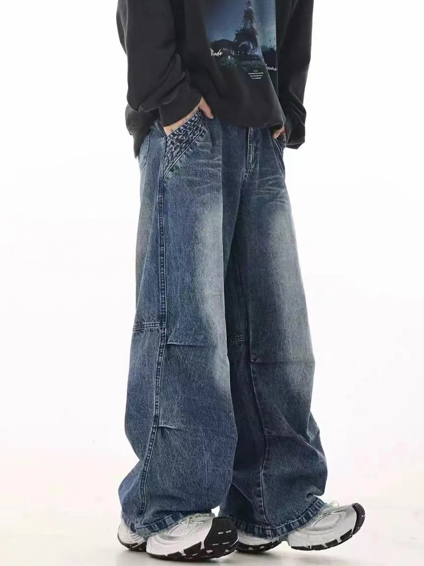 Men's Wide Leg Jeans