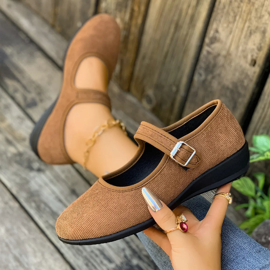 Round Toe Mesh Slip-Ons