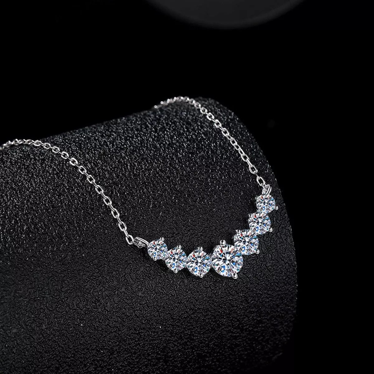 2.8 Carat Moissanite 925 Sterling Silver Necklace