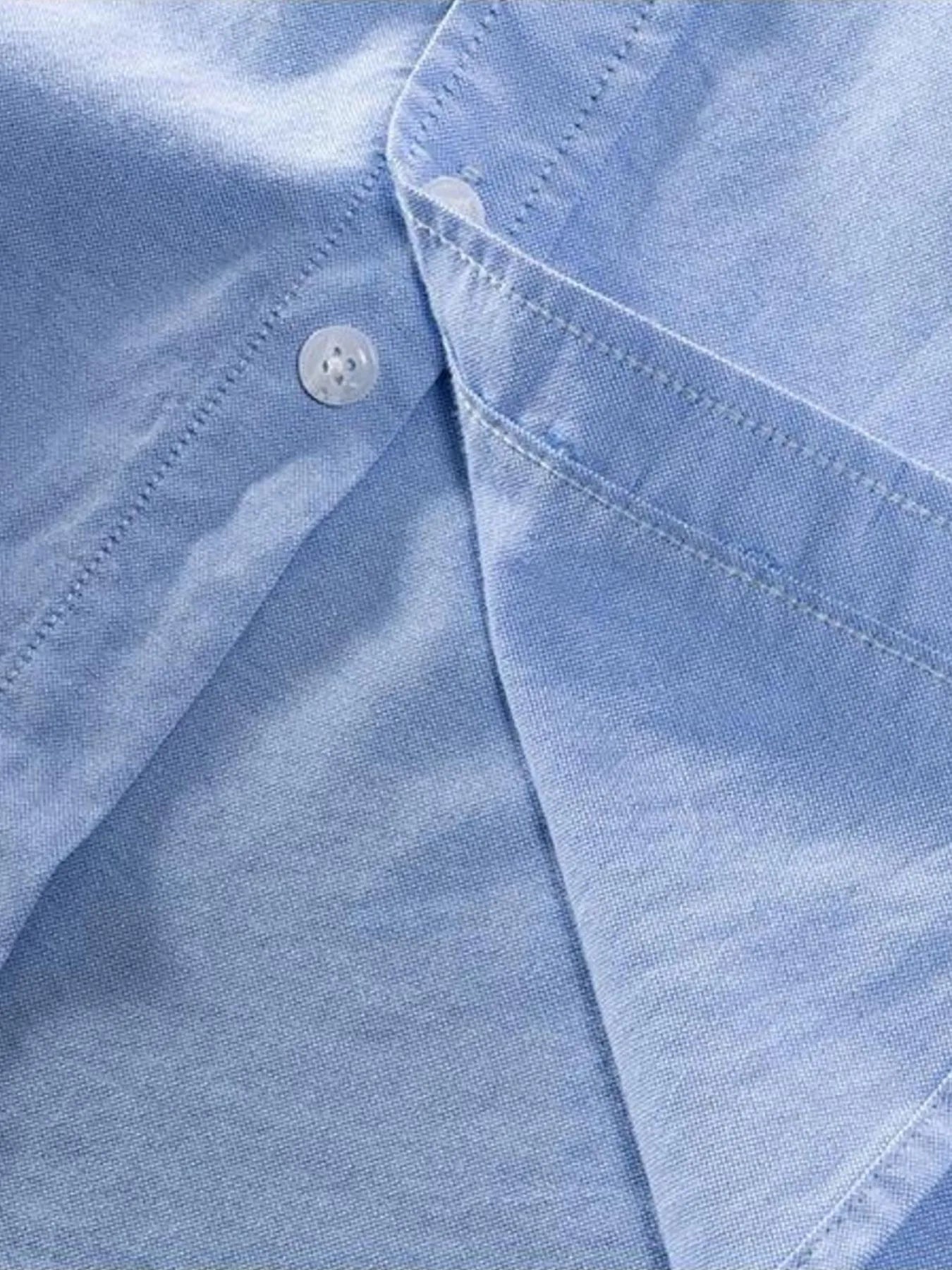 Men's Plus Size Button Up Long Sleeve Shirt