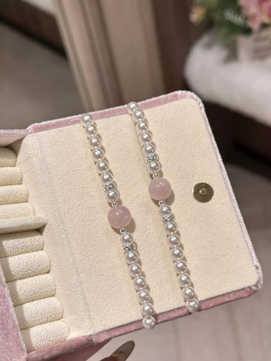 Alloy Pearl Bracelet