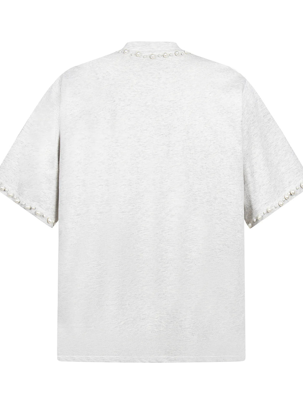 Men's Pearl Detail Round Neck T-Shirt