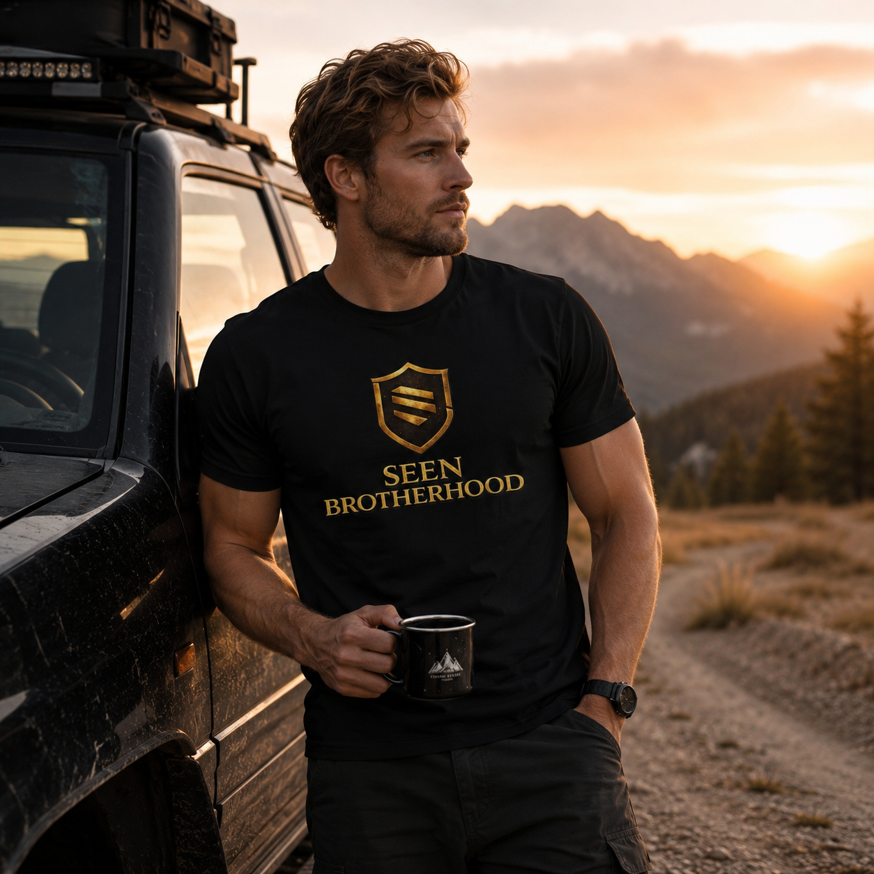 SEEN Brotherhood Tee – Premium Graphic T-Shirt | Faith-Based Men’s Streetwear