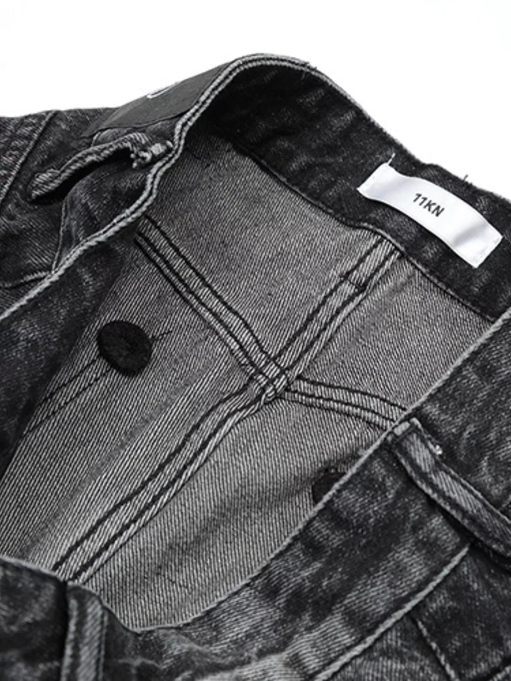 Men's Washed Wide Leg Jeans
