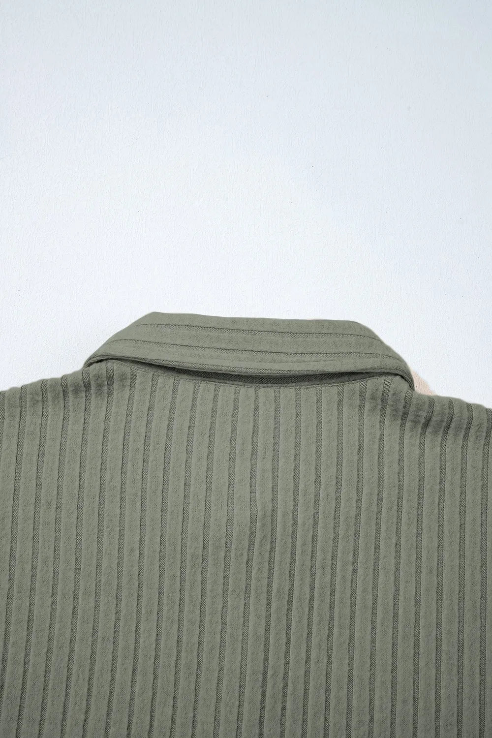 Ribbed Knit Button-Up Cardigan