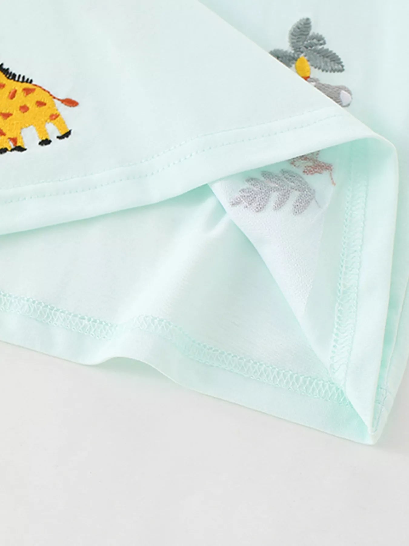 Children's Embroidered Animal Polo Shirt