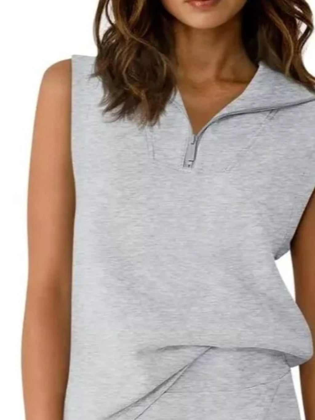 Quarter Zip Top and Skort Set