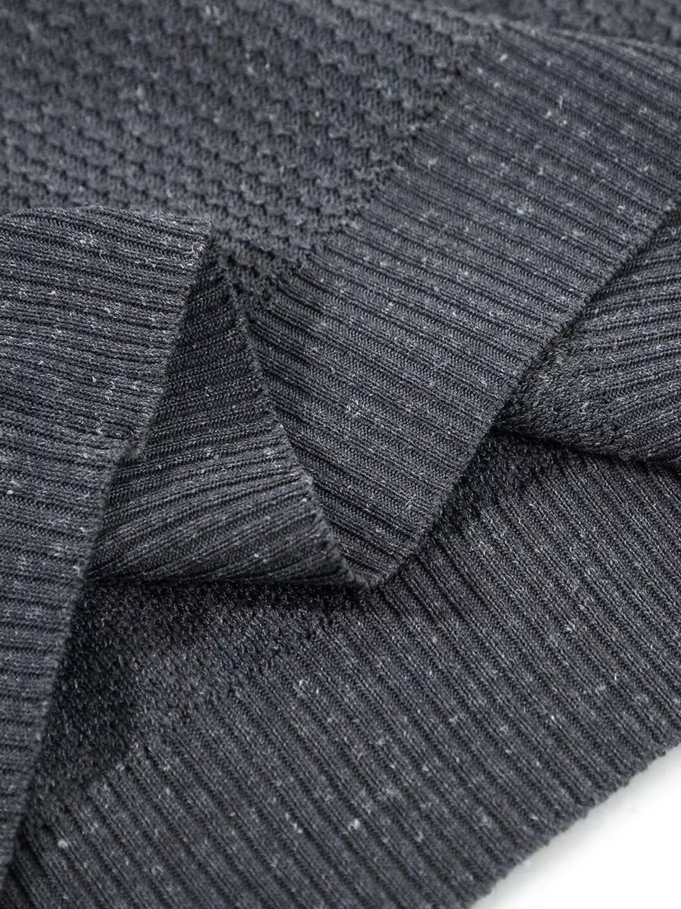 Men's Textured Knit Short Sleeve Top