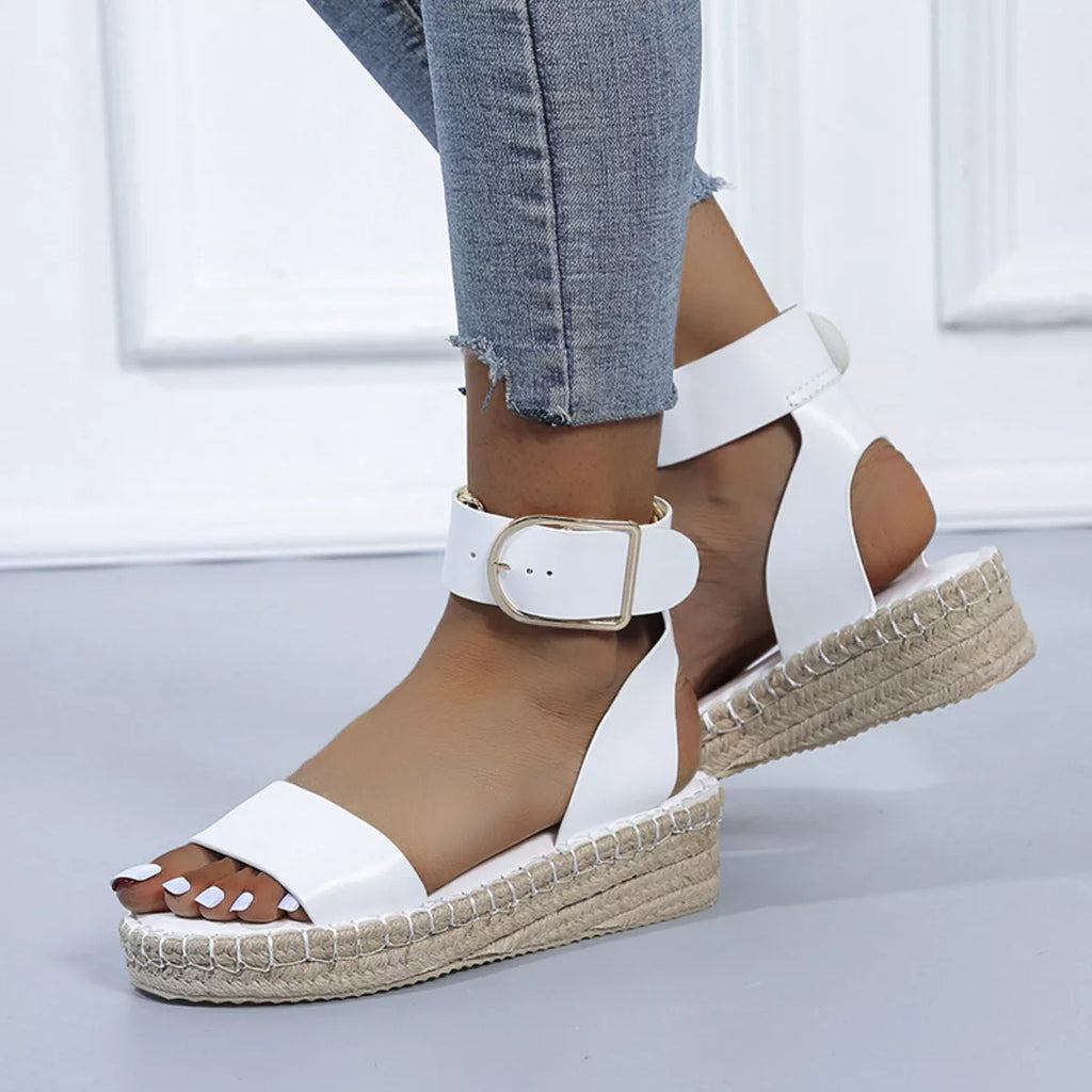 Open Toe Openwork Sandals