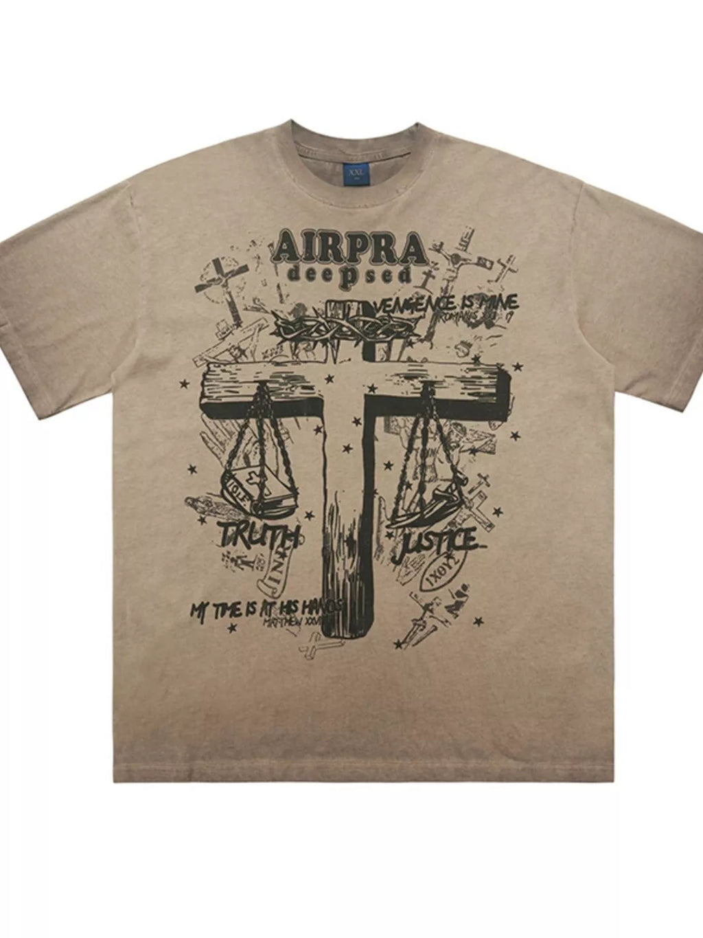 Men's Graphic Round Neck Short Sleeve T-Shirt