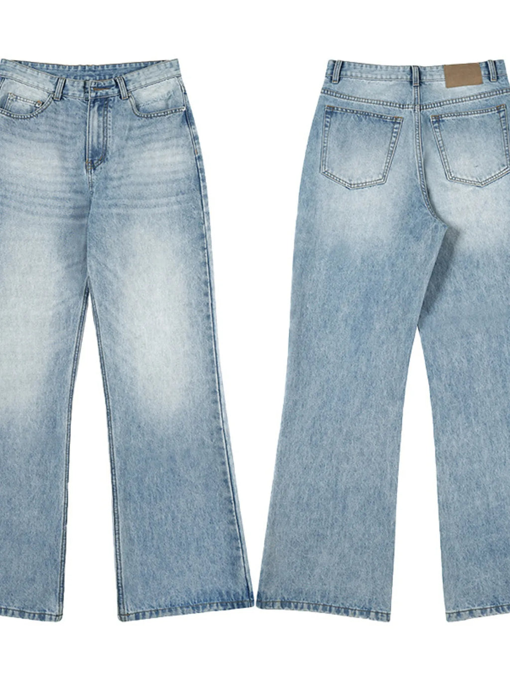 Men's Full Size Wide Leg Jeans Plus Size