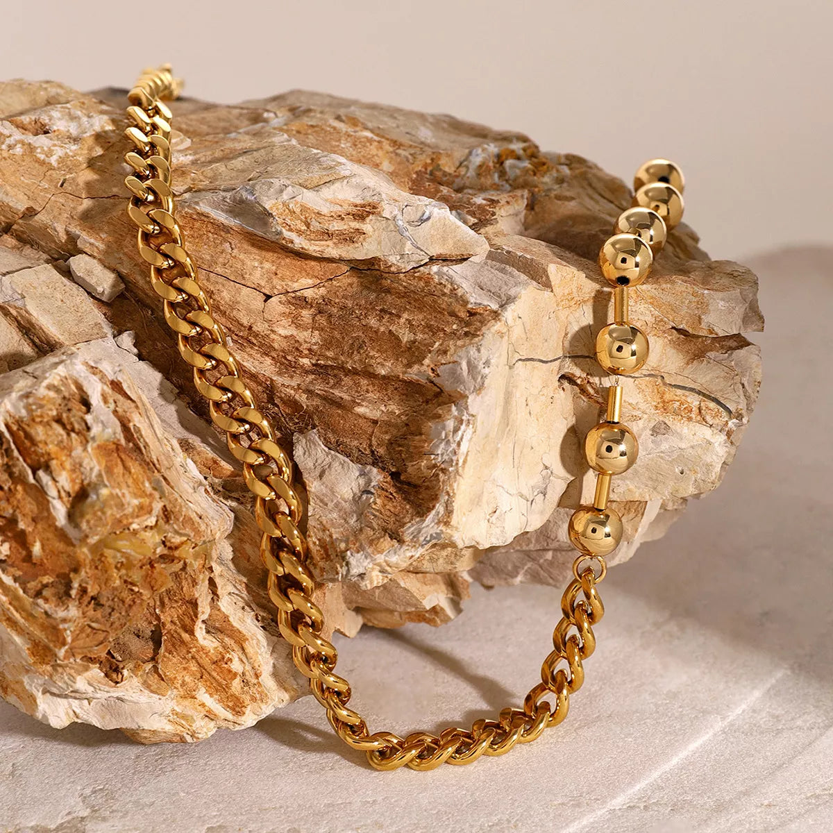 18K Gold-Plated Toggle Clasp Necklace