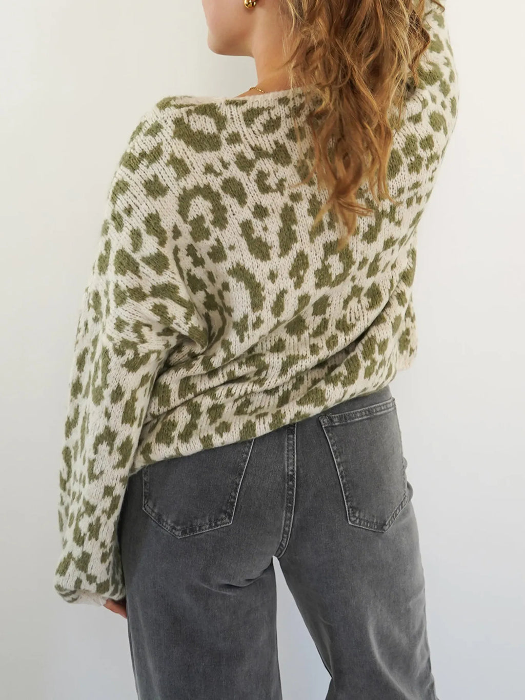 Leopard Tie Front Cardigan