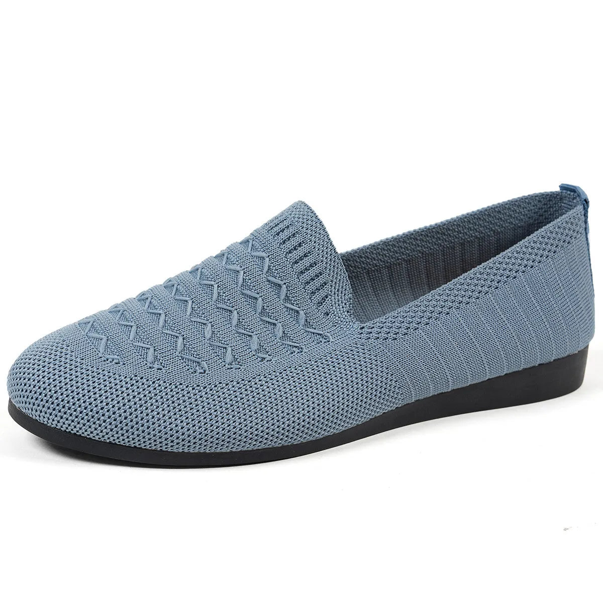 Breathable Knit Slip-On Loafers