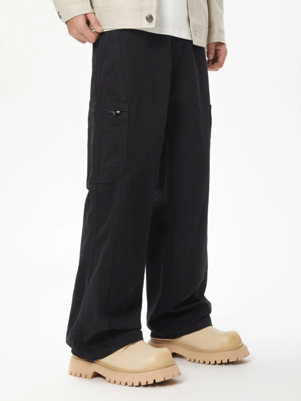 Me's Wide Leg Cargo Pants