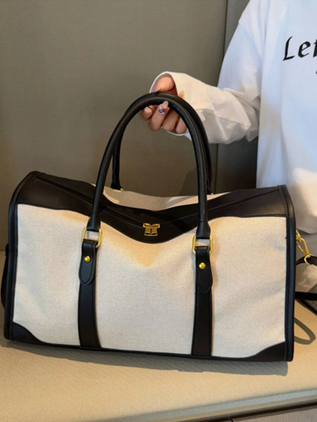 Two-Tone Travel Bag