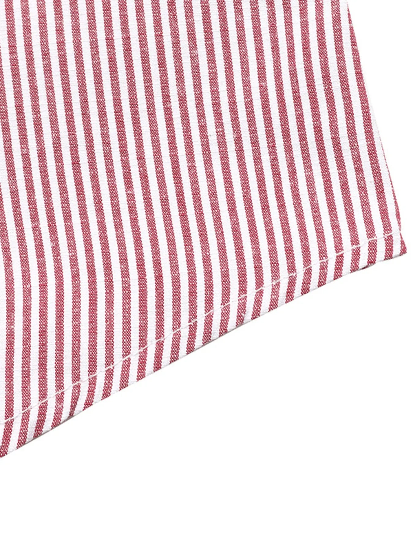 Striped Balloon Sleeve Button-Up Shirt