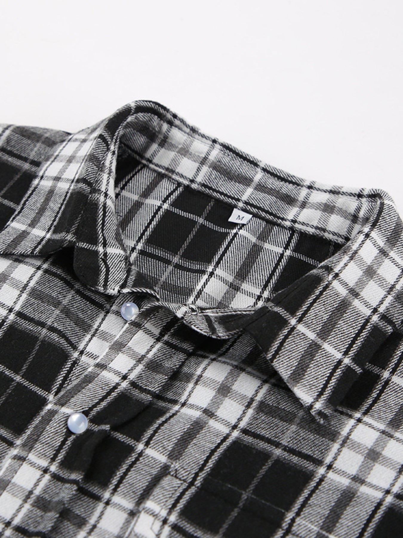 Oversized Plaid Button Up Shirt
