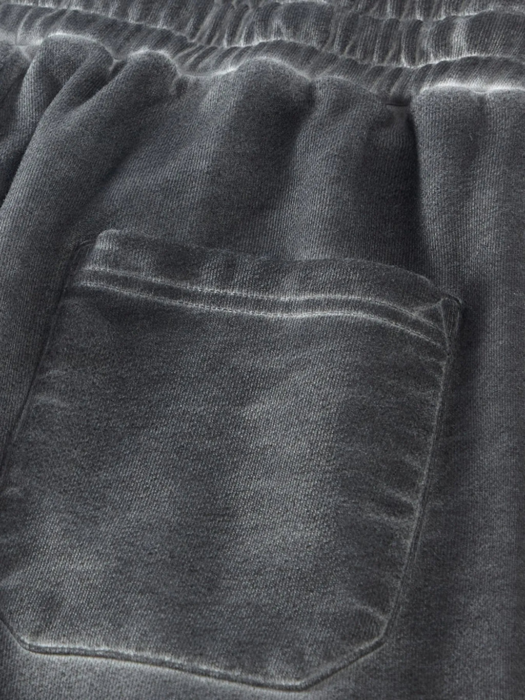 Men's Drawstring Washed Straight Sweatpants