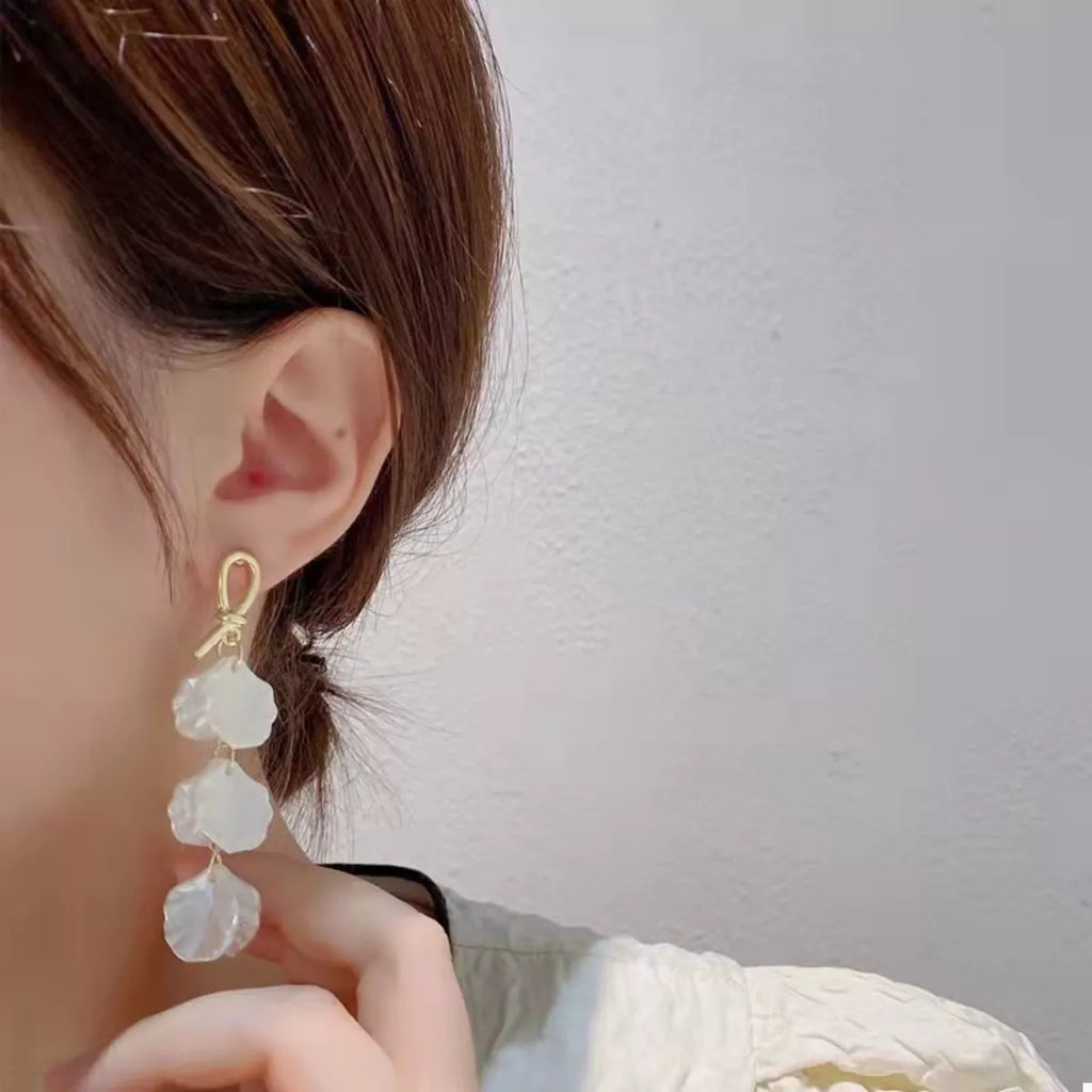 Shell Shape Drop Earrings