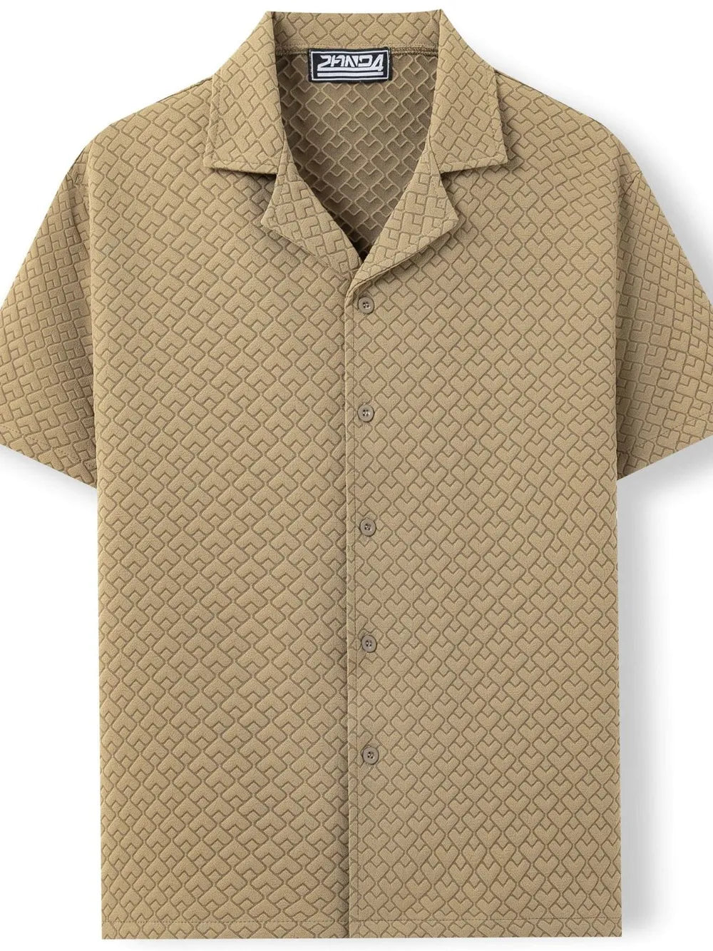 Men's Plus Size Button Down Short Sleeve Shirt