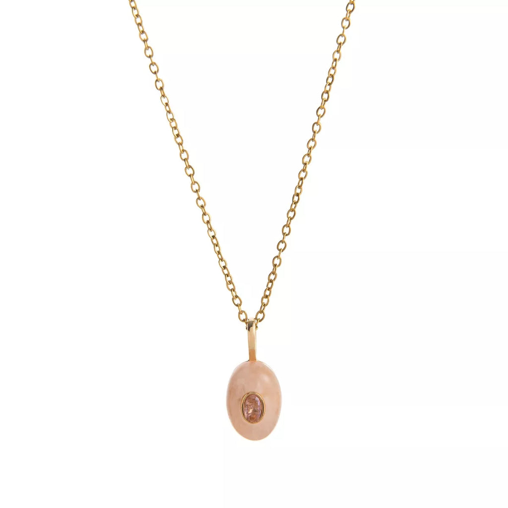 Natural Stone Pendant Necklace