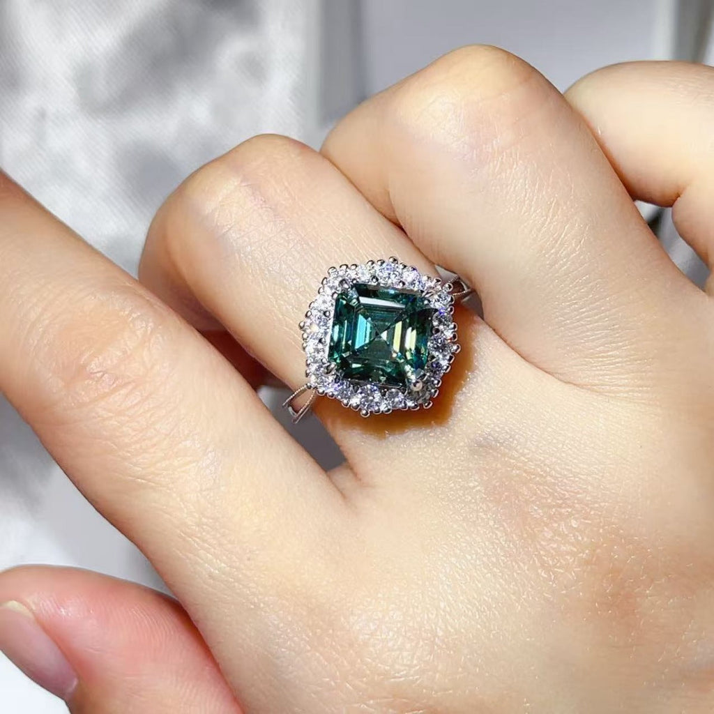 3 Carat Moissanite 925 Sterling Silver Ring