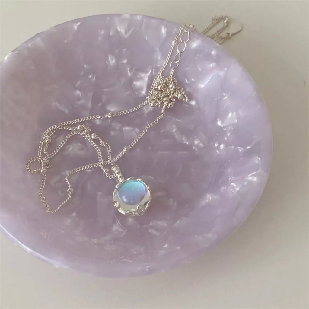 Moonstone 925 Sterling Silver Necklace