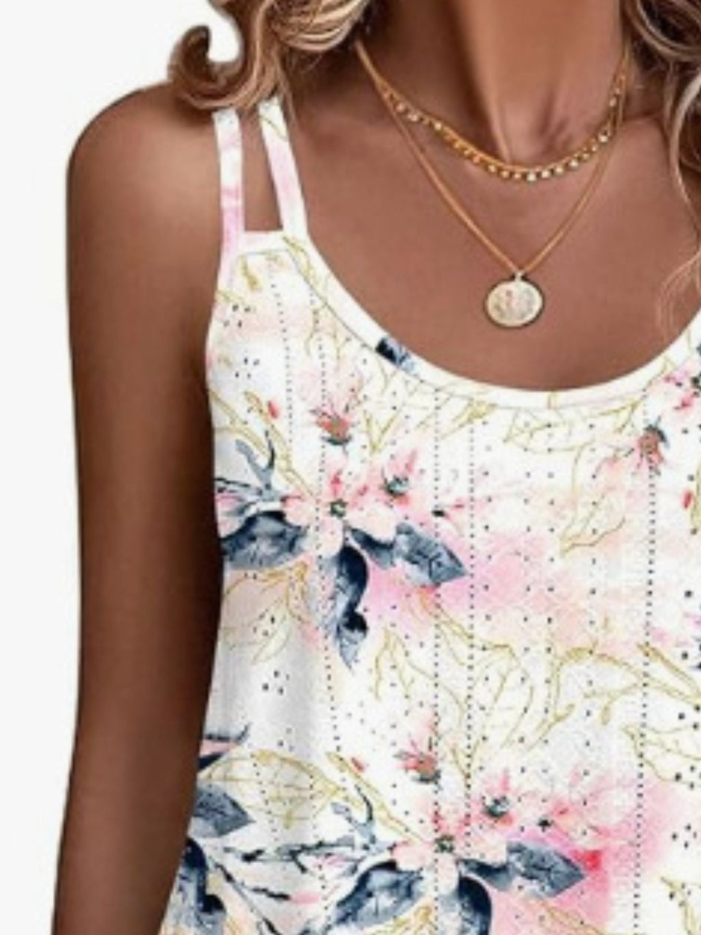 Eyelet Double Strap Cami