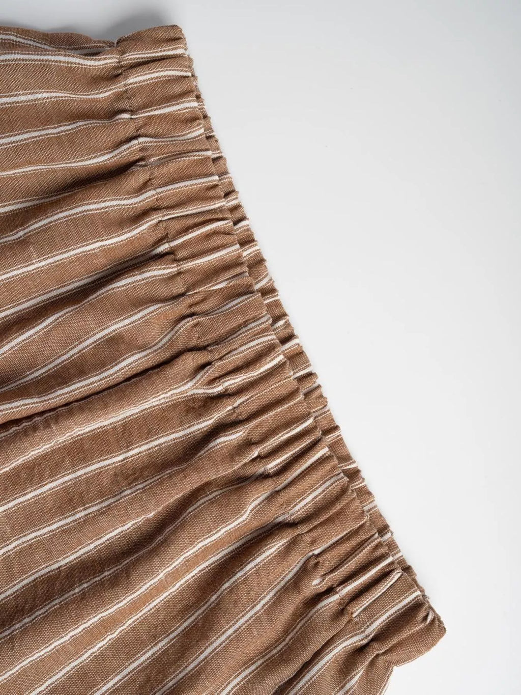 Striped Sleeveless Top and Wide Leg Pants Set