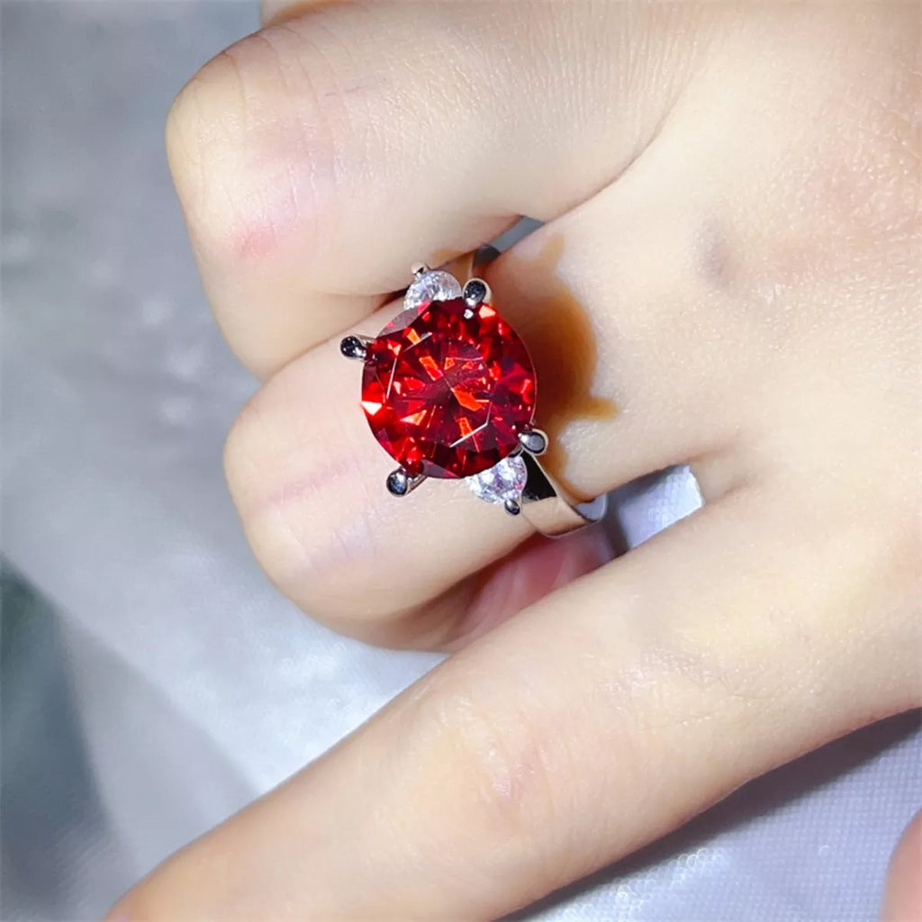 5 Carat Moissanite 925 Sterling Silver Ring