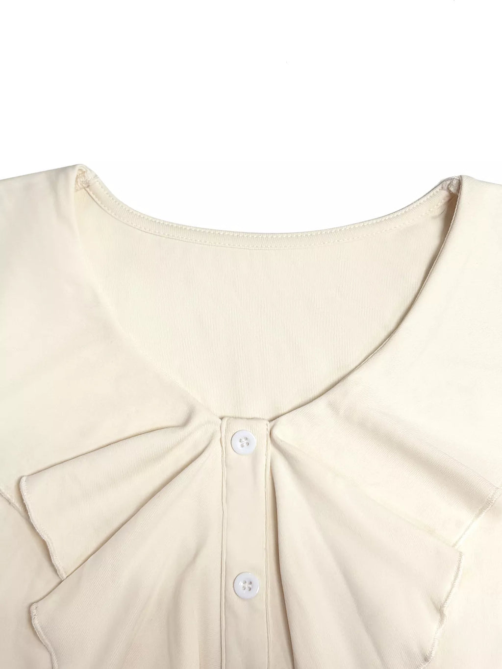 Ruffled Flounce Sleeve Blouse