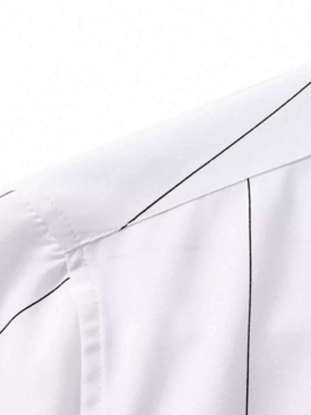 Men's Plus Size Stripe Button-Down Shirt